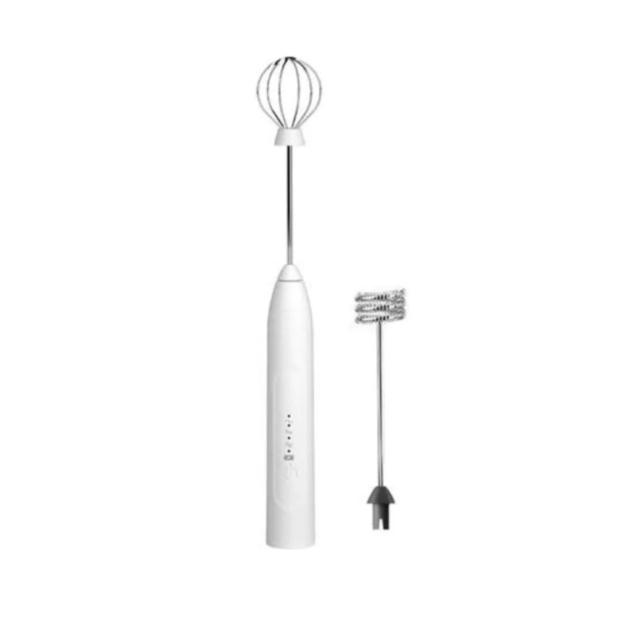 Batidora Electrica Para Huevo Y Cafe Recargable Varia Puntas