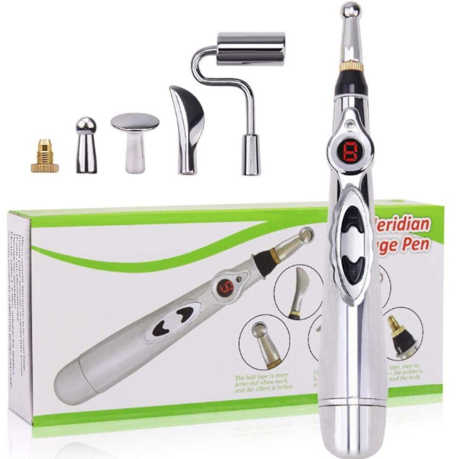 Pluma Electro Acupuntura Estimulación Fisioterapia Masajeadora