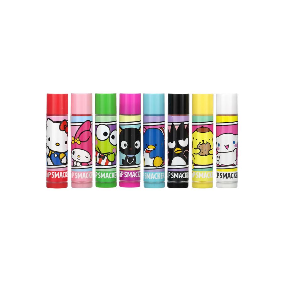 Kit 3 piezas Balsamo Labios Antiresequedad Sanrio
